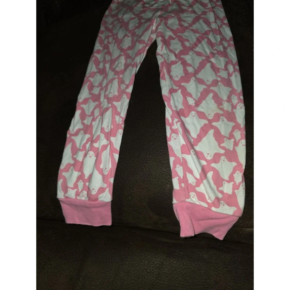 Gymboree fall autumn Halloween pink ghost pajamas gymmies size 4
